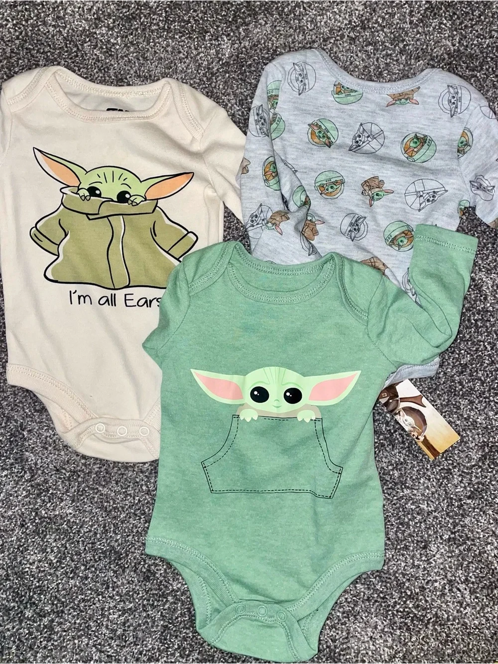 Disney Baby yoda- mandalorian 0-3m